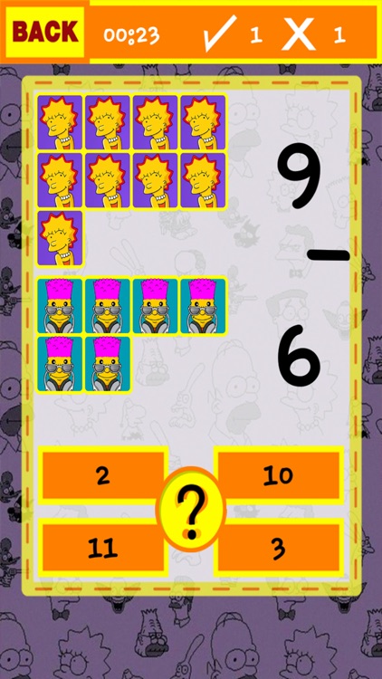 Math Game Simpsons Version