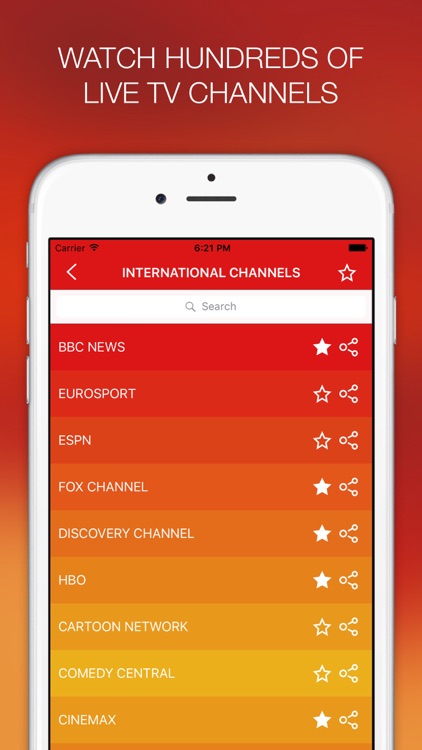 IPTV Red - App #1 for TV channels in streaming