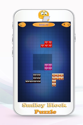 Smiley Block Puzzle Game – Play Tangram Braingame And Arrange Tile Shapes With Smile Faces screenshot 3