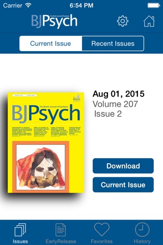 RCPsych Journals screenshot 2
