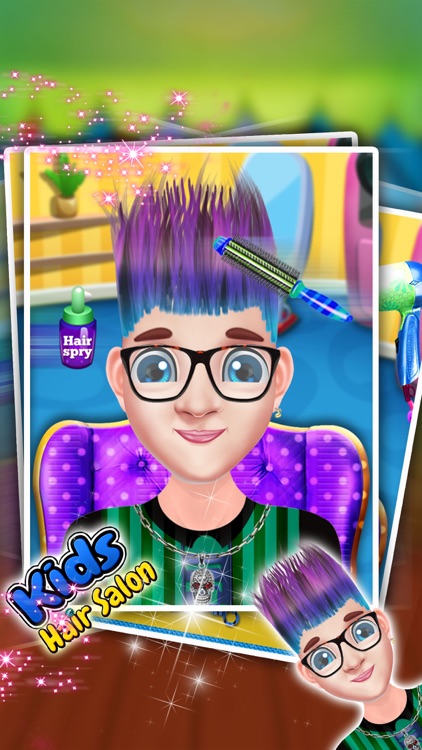 Kids Hair Salon Makeover And Dress Up Barber Shop Famous Hair