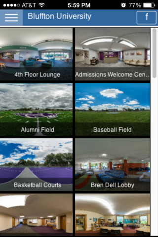 Bluffton University screenshot 2