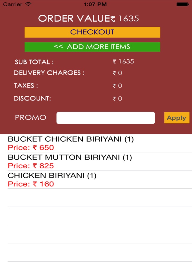 Daalchini Online Ordering App screenshot 3