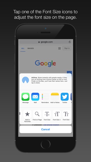 Font Size App Extension(圖3)-速報App