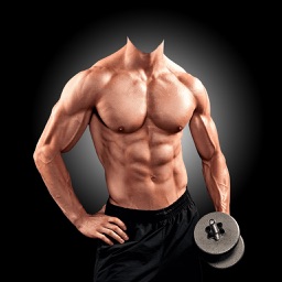 Man Body Builder Montage -Latest and new photo montage with own photo or camera