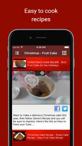 Game screenshot Delicious Christmas Cake Bakery Food Recipe Videos hack