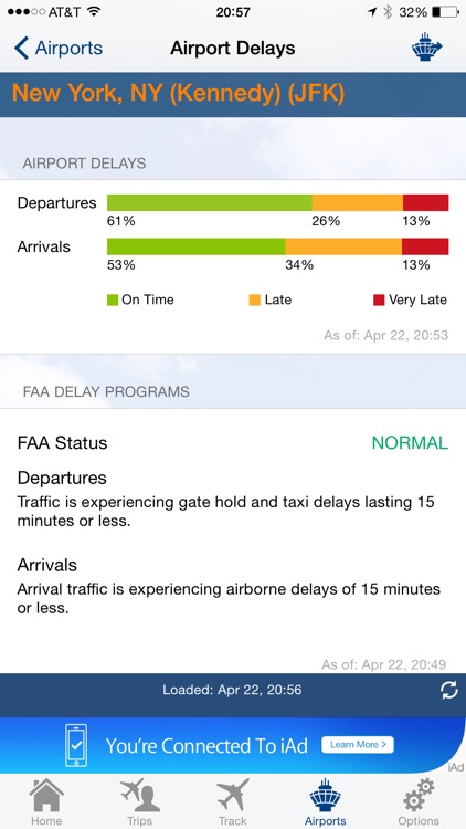 FlightView Free - Real-Time Flight Tracker and Airport Delay Status screenshot-4
