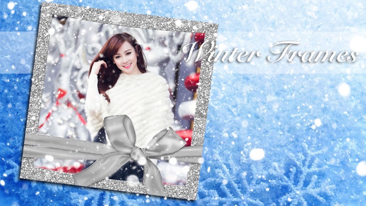 Winter Photo Frame Collage