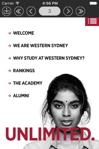 Western Sydney University screenshot 2