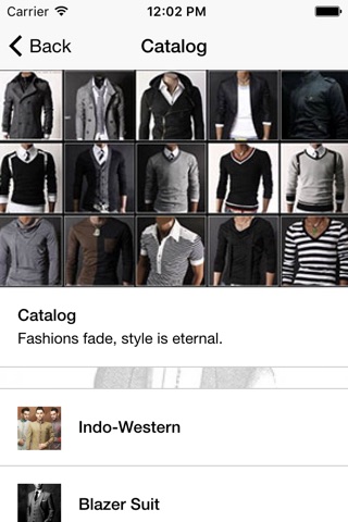 Matrix MensWear screenshot 3