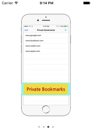 Private Bookmarks Lite - Manage Secret Bookmarks screenshot 3