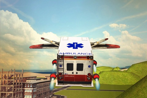 Flying Ambulance 3d Simulator 2016 screenshot 4