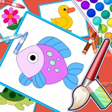 Activities of Puzzles And Coloring Games - For Kids Learning Painting and Animals