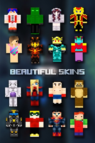 Skin.s Booth for PE - Pixel Texture Simulator & Exporter for Mine.craft Pocket Edition Pro screenshot 2