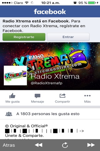 Radio Xtrema screenshot 2