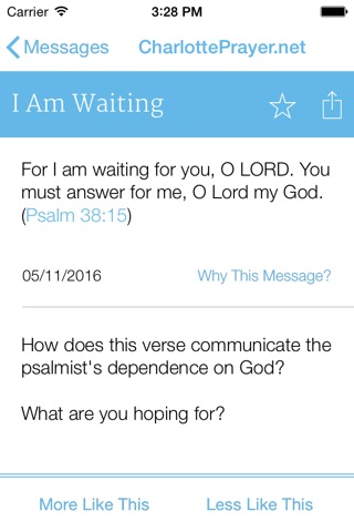 CharlottePrayer.net screenshot 3