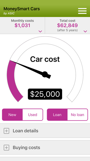 ‎MoneySmart Cars Screenshot