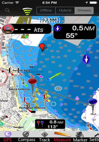 Lazio to Campania GPS Charts screenshot 3