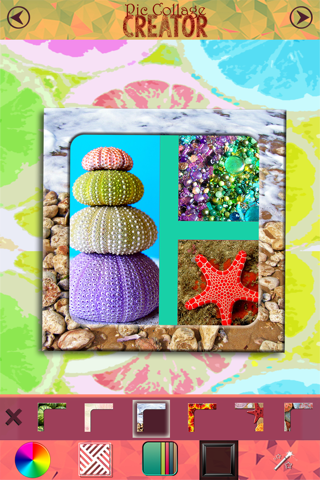 Pic Collage Creator Free – Summer Frames & Cool Patterns in Photo Grid Maker and Editor screenshot 2