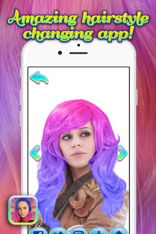 Mermaid Hairstyle Makeover for Girls – Rainbow Hair Dye.r, Color Changer and Wig Effect.s screenshot 4