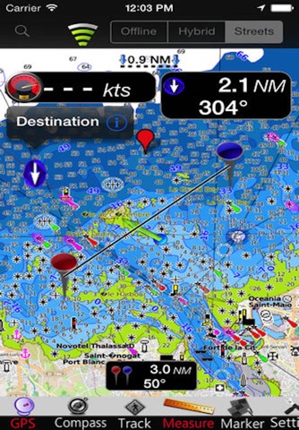 Brittany GPS Nautical Charts screenshot 3