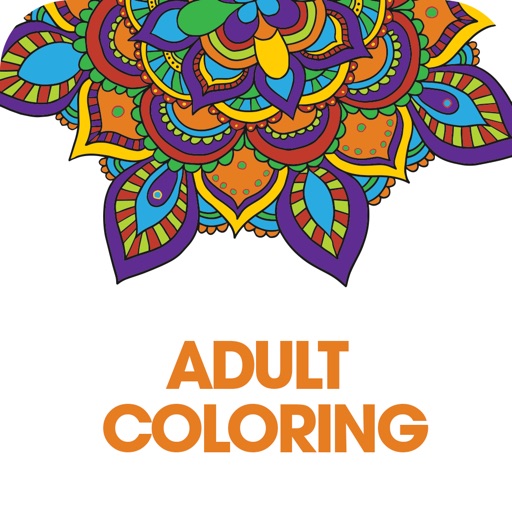 Color Relief Coloring Book for Adults-Free fun doodle painting & anxiety stress relieving color therapy pages icon