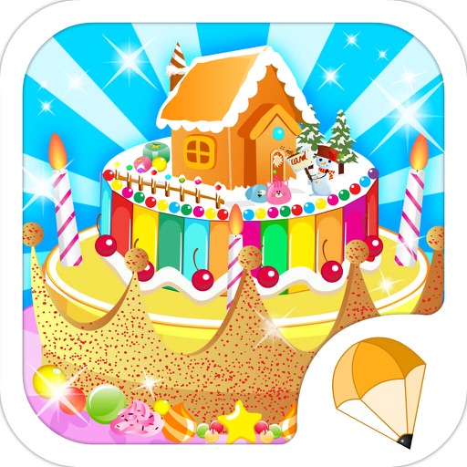 Beautiful Cake Design Icon