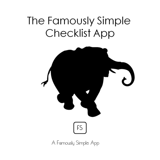 Famously Simple Checklist App icon