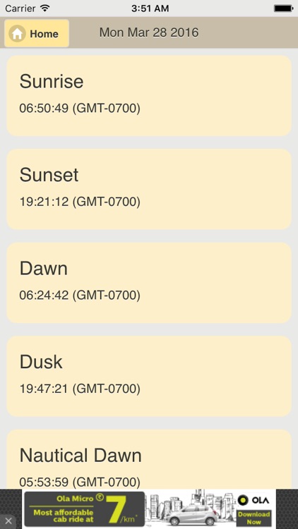 Sunrise Sunset Calc screenshot-3