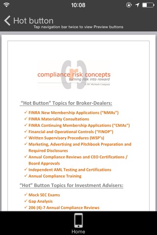 Compliance Risk Concepts screenshot 2