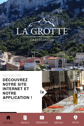 La Grotte - Restaurant Marseille screenshot 2
