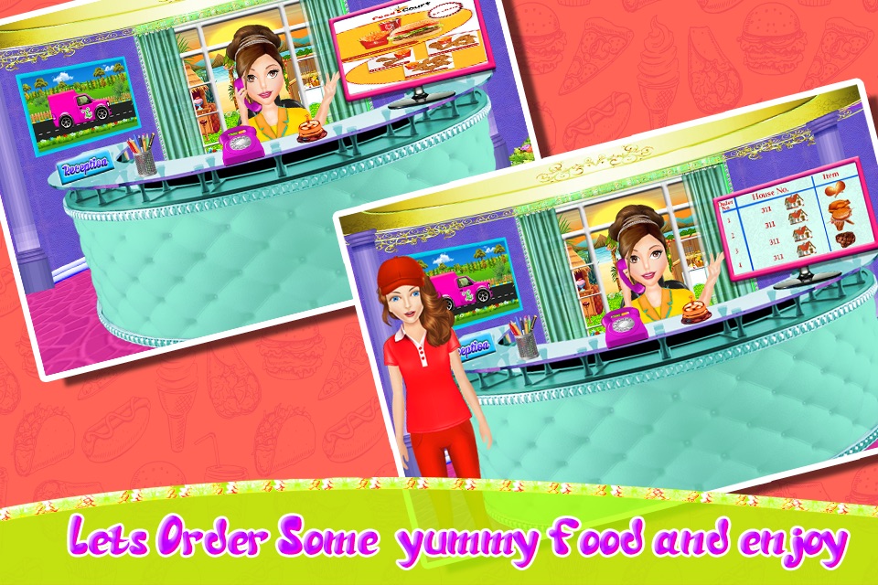 City Girl Burger Delivery & Maker - Fast Food Fever Cooking Games for Girls & Kids screenshot 3