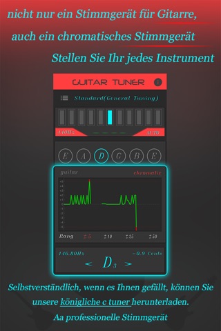 Professional guitar tuner - Royal G tuner screenshot 3