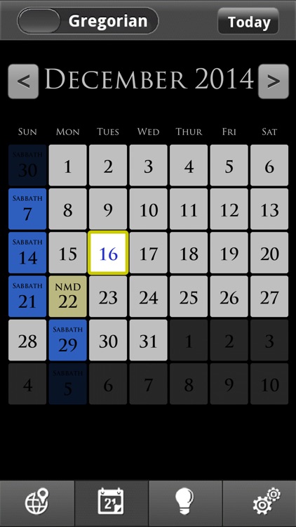 WLC Biblical Calendar