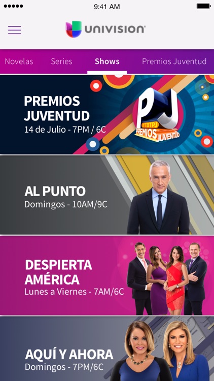 Univision - Entretenimiento, Novelas y Horóscopo
