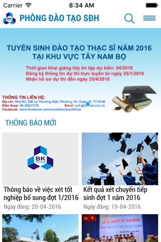 Sau đại học Bách Khoa screenshot 2