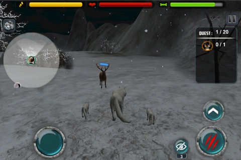 Wolf Quest Forest Life 3d Simulator screenshot 2