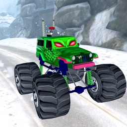 3D Monster Truck Snow Racing- Extreme Off-Road Winter Trials Driving Simulator Game Free Version