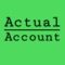 ActualAccount's simplicity includes: