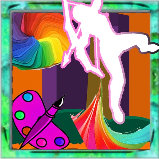 Paint Book Page Power Rangers Free Edition icon