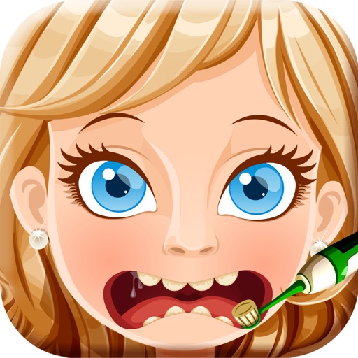 Princess Hilary Goes To The Dentist - Play A Teeth Brushing & Implants Free Game For Kids! Icon