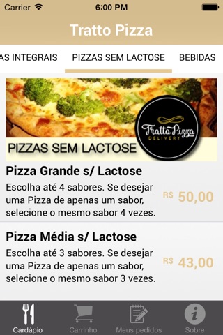 Tratto Pizza Delivery screenshot 3