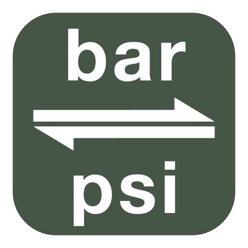 Bar To Pound-Force Per Square Inch | bar to psi iOS App