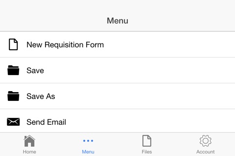Requisition Form screenshot 4