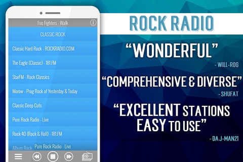 Rock Radio: Streaming Music screenshot 2