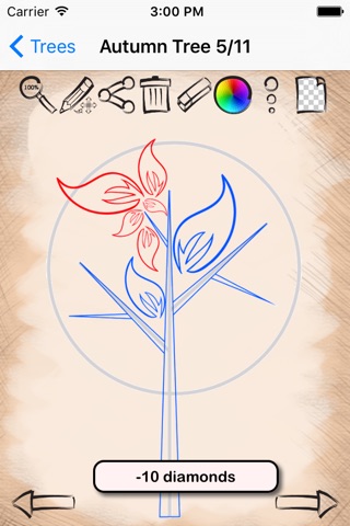 Art of Draw Jungle Trees screenshot 3