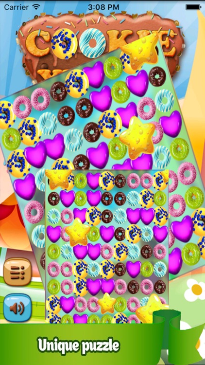 Yummy Cookies Candies-Best Matching 3 Candy Puzzle Games For Boys and Girls