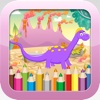 Dinosaur Coloring Book -  Educational Color and  Paint Games Free For kids and Toddlers