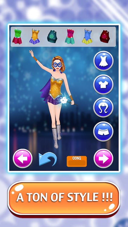 Fun Super Hero Games - Create A Character Girls 2 screenshot-3