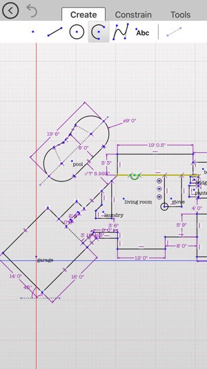 截至平局 - 創建具有約束和尺寸二維圖紙(圖2)-速報App